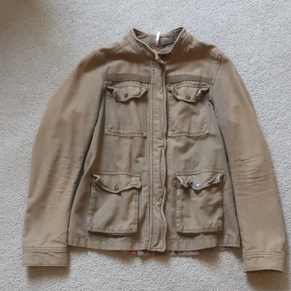 green jacket